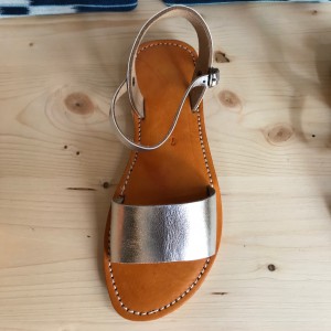 Sandales en cuir